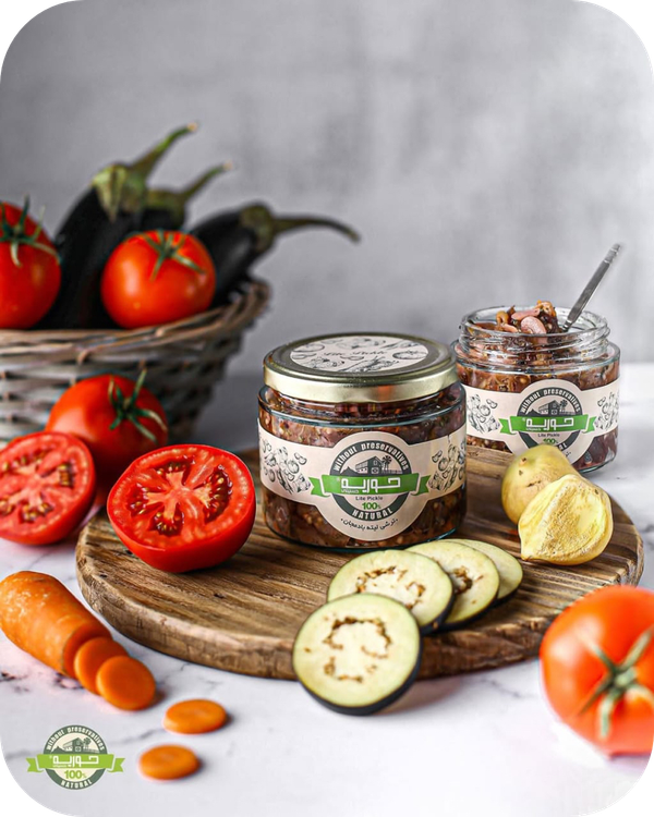 ترشی لیته بادمجان حوریه